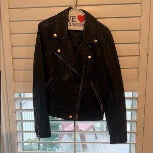 BLANK NYC Black Leather Women's Jacket

Worn once